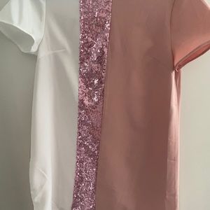 Shein xs t shirt dress with sequins. Brand new Never worn